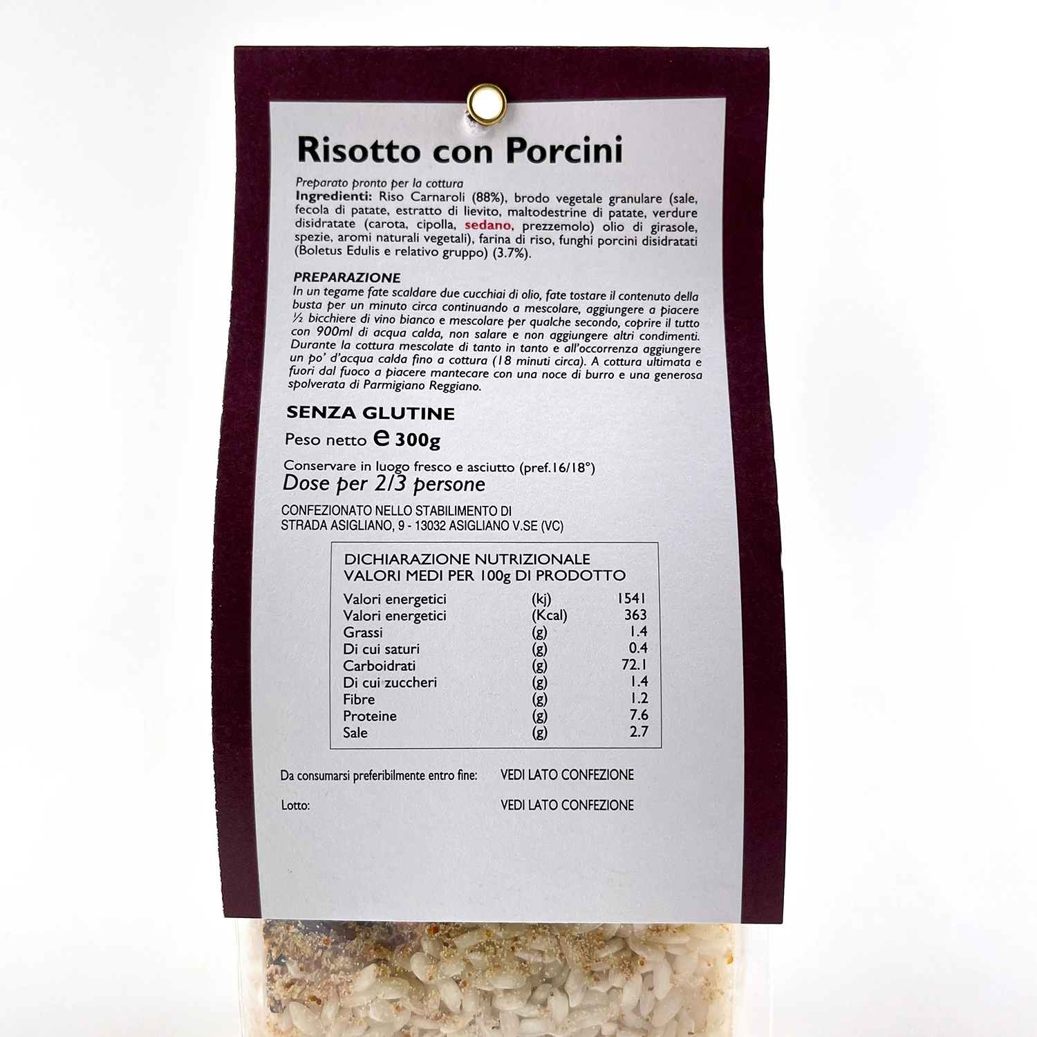 Risotto con porcini - Riso del paradiso