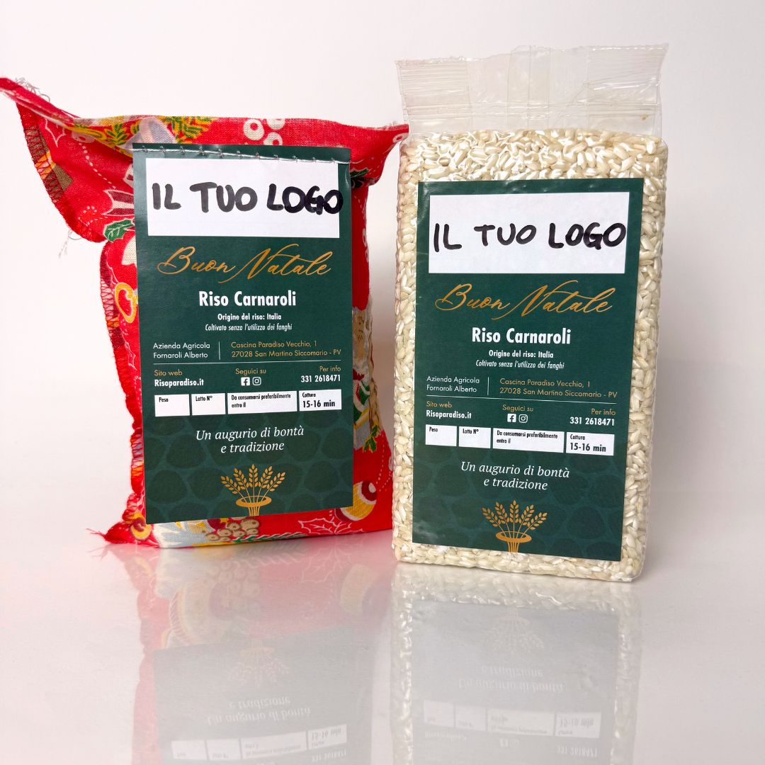 Riso Carnaroli da Carnaroli Pavese 1kg per regalo aziendale