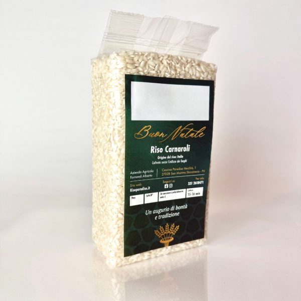 Riso Carnaroli sottovuoto 1kg per regalo aziendale
