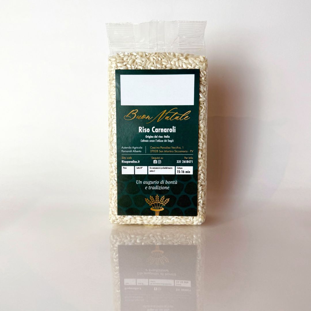 Riso Carnaroli sottovuoto 1kg per regalo aziendale